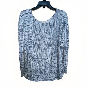 Marked Textured Blouse Women’s Plus Sz 3X One Park Ave, Stretch, Scoop Neck